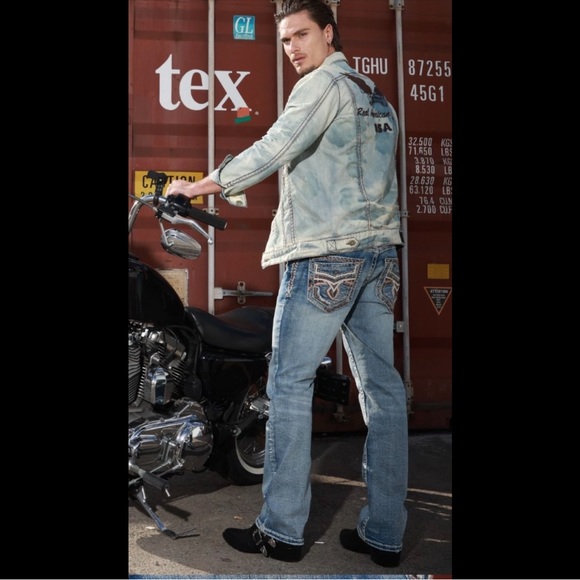 Mens Jeans High End Denim Rock In LA 30” Inseam $175 Value New With Tags. - Picture 3 of 5